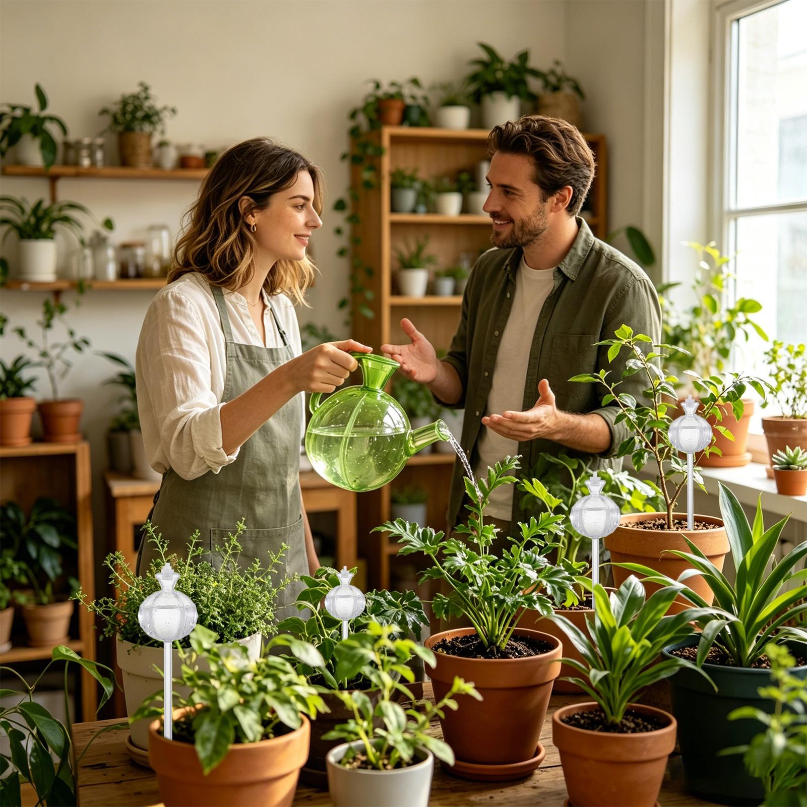 Estacas de riego para plantas, - Self Watering Insert reseña y precio